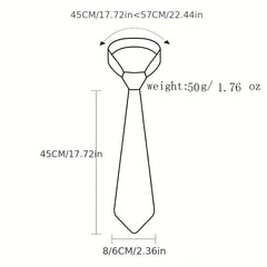 Men's Retro Pattern Tie for Anniversary Christmas