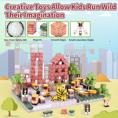 128pcs Magnetic Building Blocks Enhance Imagination and Creativity Sensory Toy