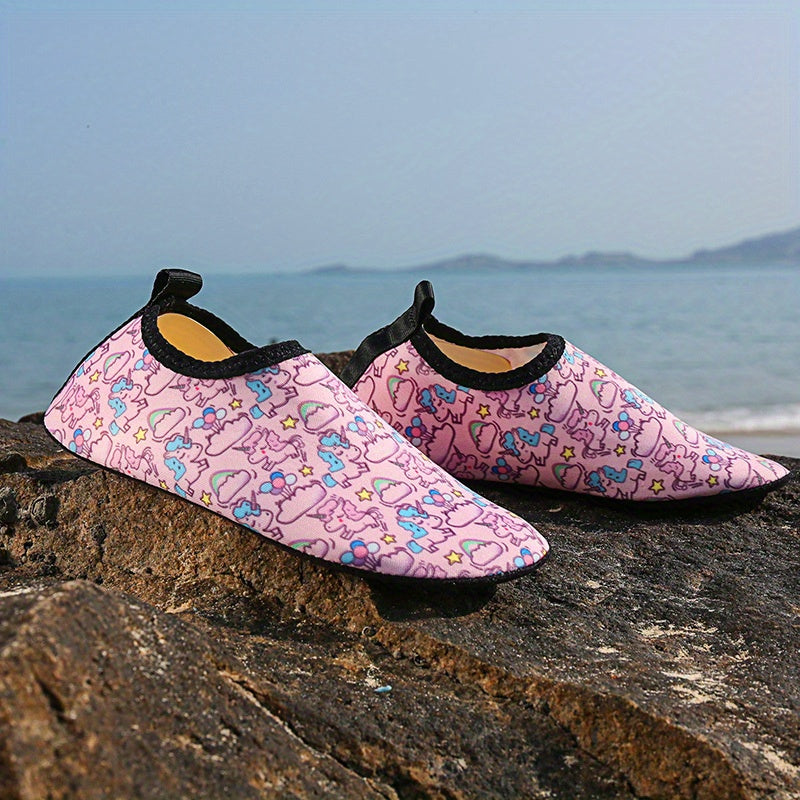 Mermaid Water Shoes Girls Anti Skid Quick Drying for Beach Swim