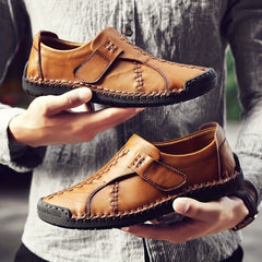 Men's Outdoor Slip-On Loafers Casual Flat Shoes