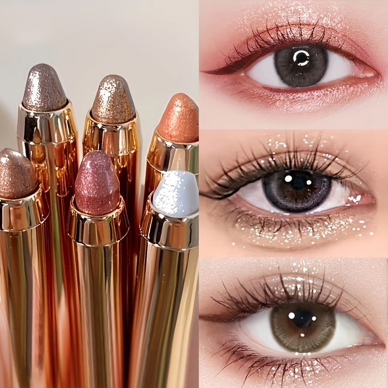 Double-Headed Pearly Eyeshadow Stick Smudge-Proof Eye Makeup