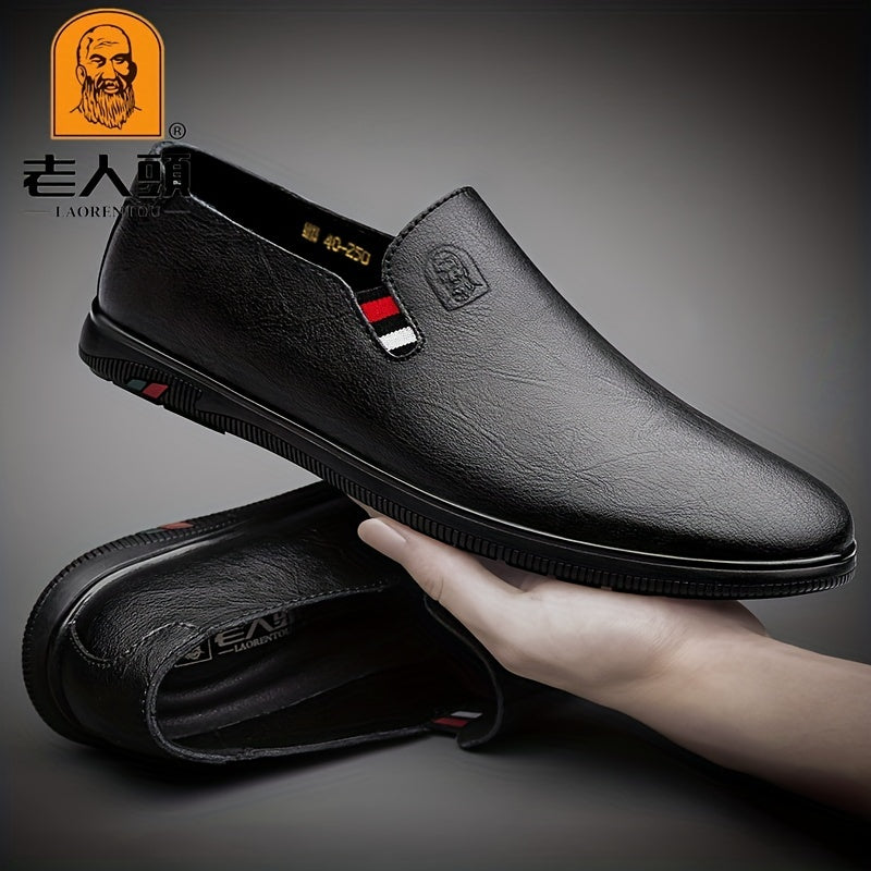 Men's No Tie Slip On Loafers Walking Shoes - Assorted Colors