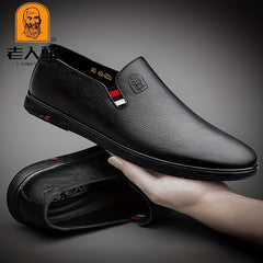 Men's No Tie Slip On Loafers Walking Shoes - Assorted Colors