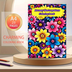 Fantasy Flower Coloring Book - Relaxation - Halloween Christmas