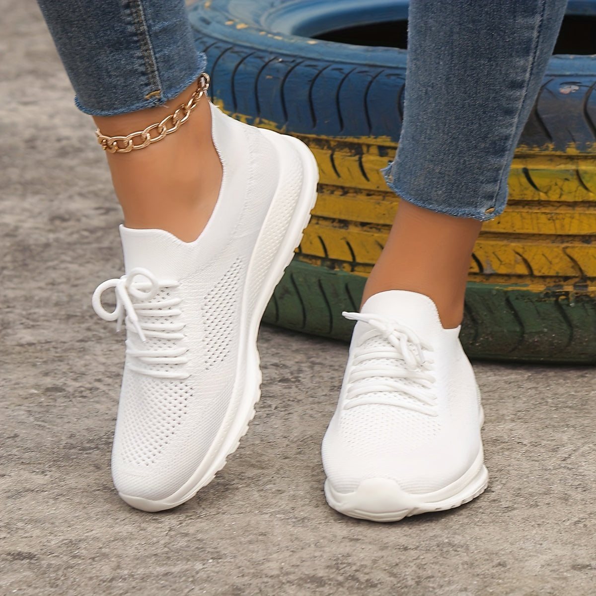 Women's Walking Shoes Tennis Sneakers Mesh Sports Shoes