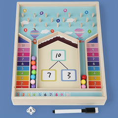 Bamboo Number Decomposition Roller Educational Toy