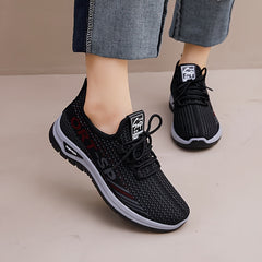 Women's Mesh Running Shoes Breathable Non Slip Lightweight Outdoor Sneakers