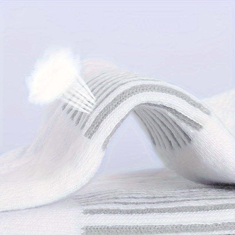 6 Pairs Basketball Sports Socks - Sweat Absorbing Crew Socks