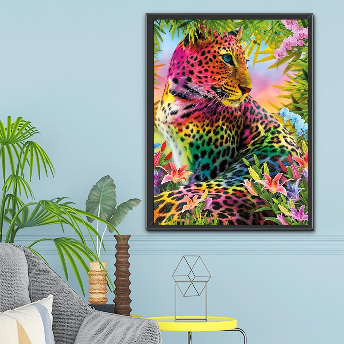 DIY Rhinestone Diamond Painting Kit for Home Wall Decor 12x16in