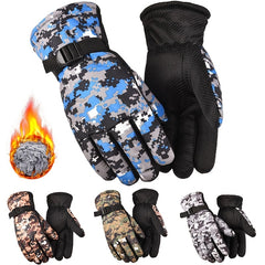 Non-slip Plus Velvet Warm Gloves for Cycling Skiing