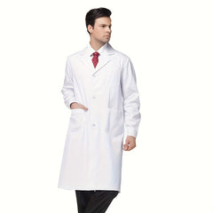 Dental Lab Coat Unisex Long Sleeve Cotton Coat