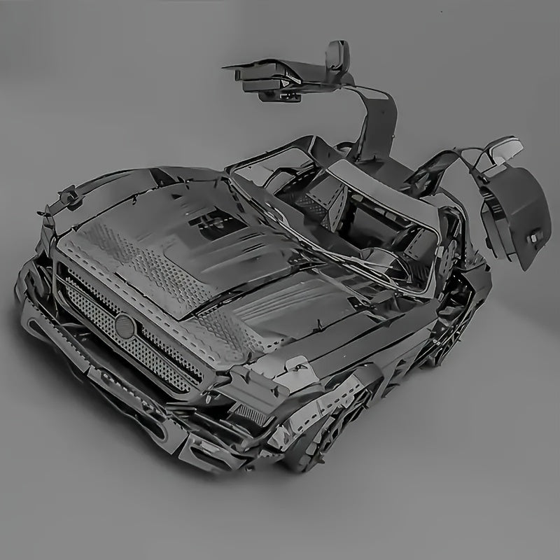 Butterfly Wing Sports Car 3D Metal Puzzle DIY Assembly Model