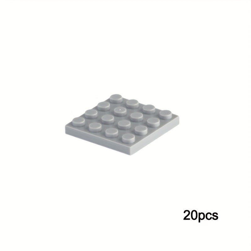 20pcs MOC 3031 Thin Sheets 4 4 Plates Building Blocks Educational Toy