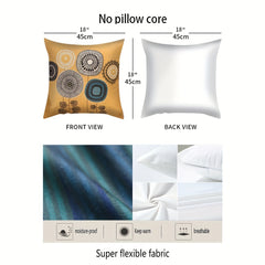 Bohemian Sofa Bed Pillowcase Nordic Style Texture Retro Art Pillowcase Cover