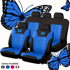 Ultra Soft Fabric 9-Piece Car Seat Cover Set