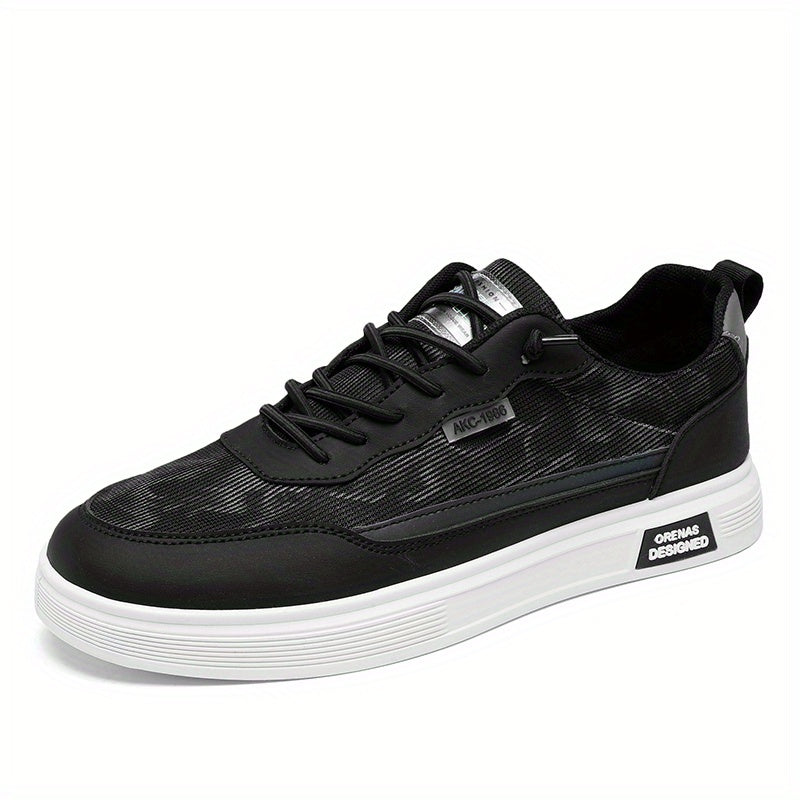 Men's Lace-up Front Skate Shoes Outdoor Casual Sneakers