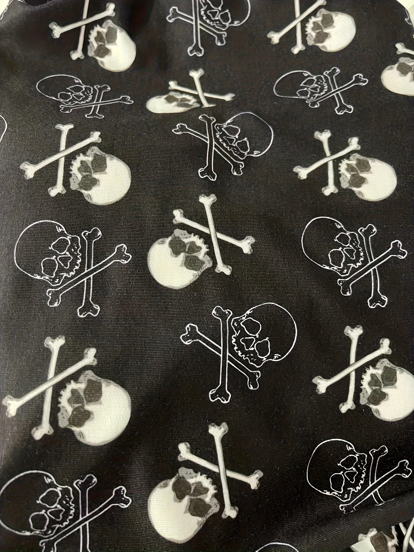 Skull Print Long Sleeve Cardigan