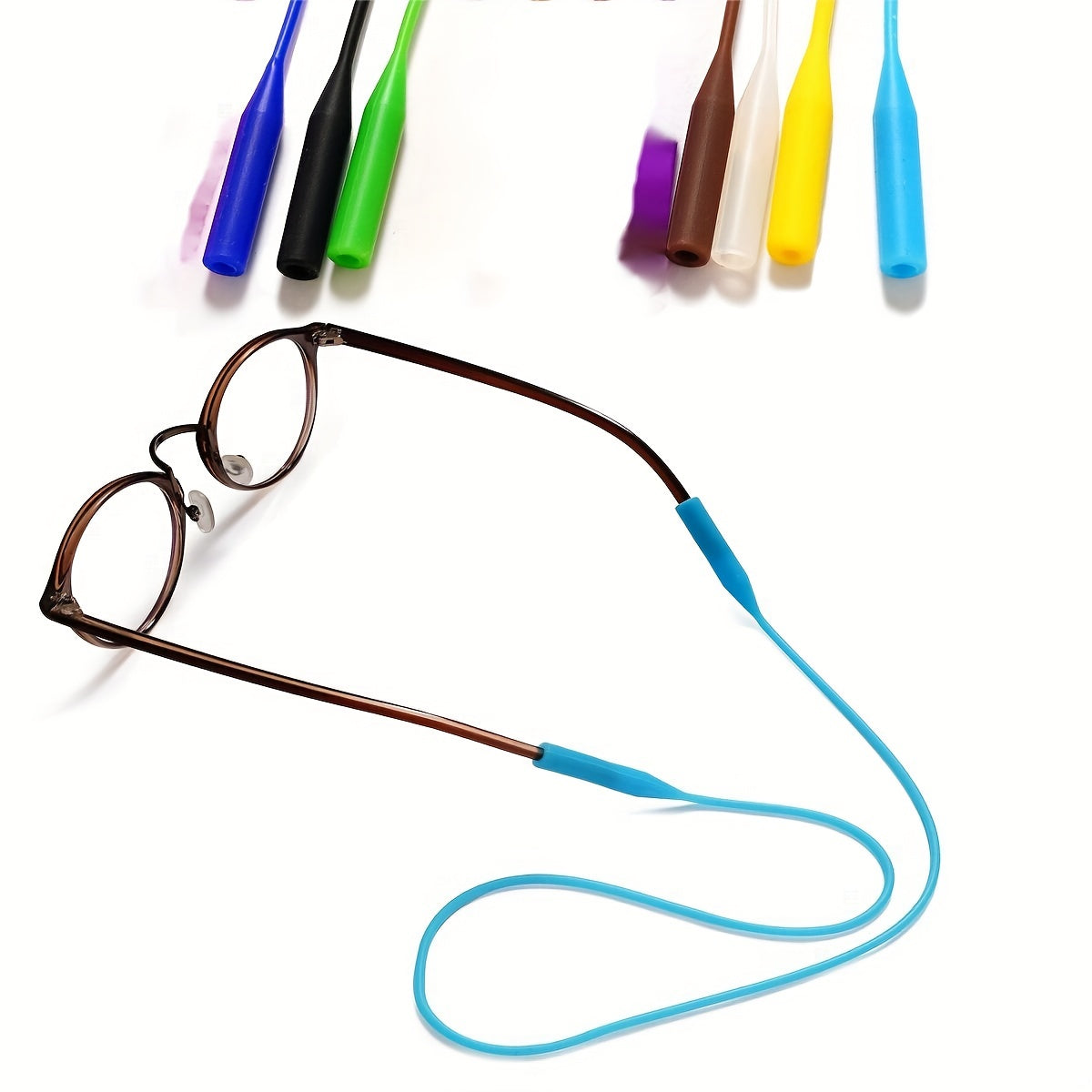 6pcs Colorful Non slip Glasses Lanyard Eyeglass Holder