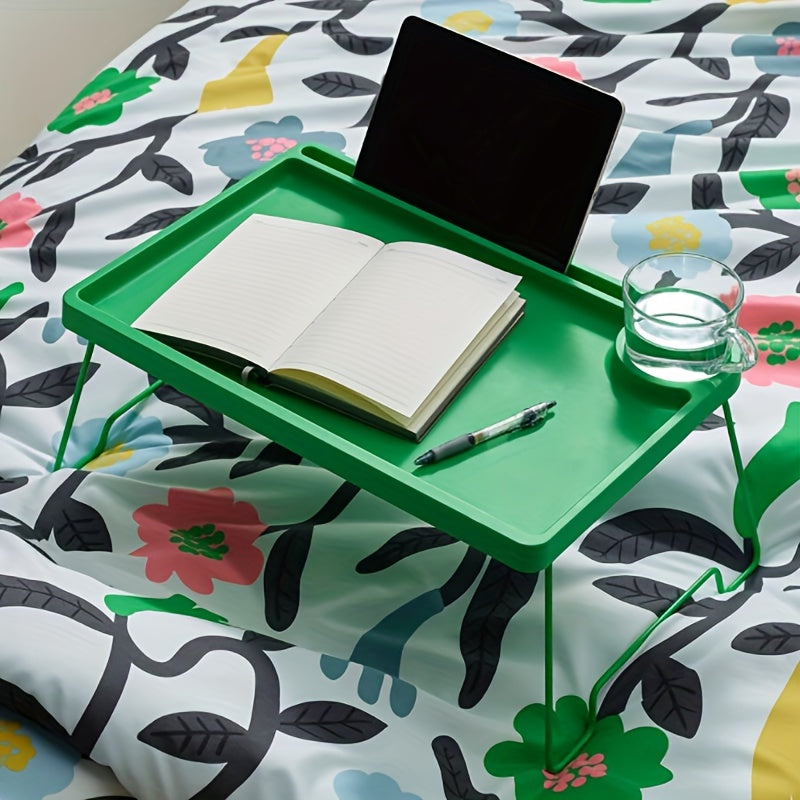 Foldable Bed Tray Table Breakfast Desk Sofa Bed Laptop Snack Tray