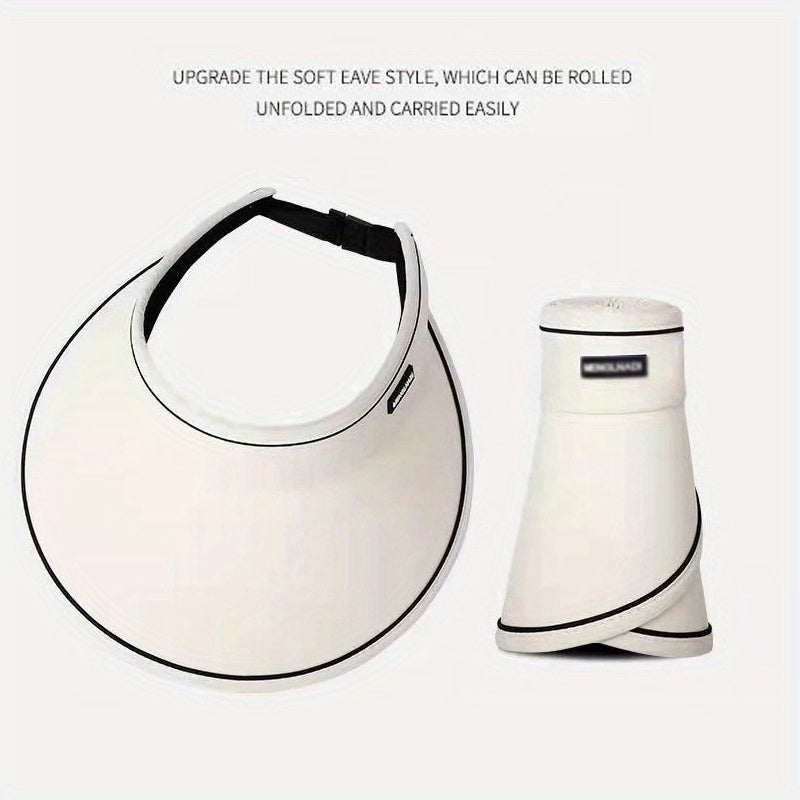 Foldable Sun Visor Hat Adjustable Windproof Cap