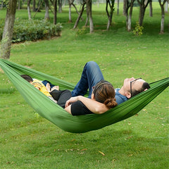 Ultralight Double Hammock for Backpacking Travel Hiking Beach