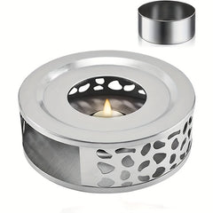 Portable Stainless Steel Tea Warmer for Camping Travel Picnics