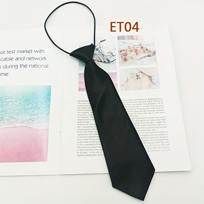 Striped Tie Bow Tie for School Uniform