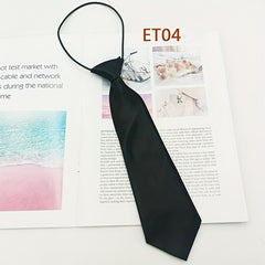 Striped Tie Bow Tie for School Uniform