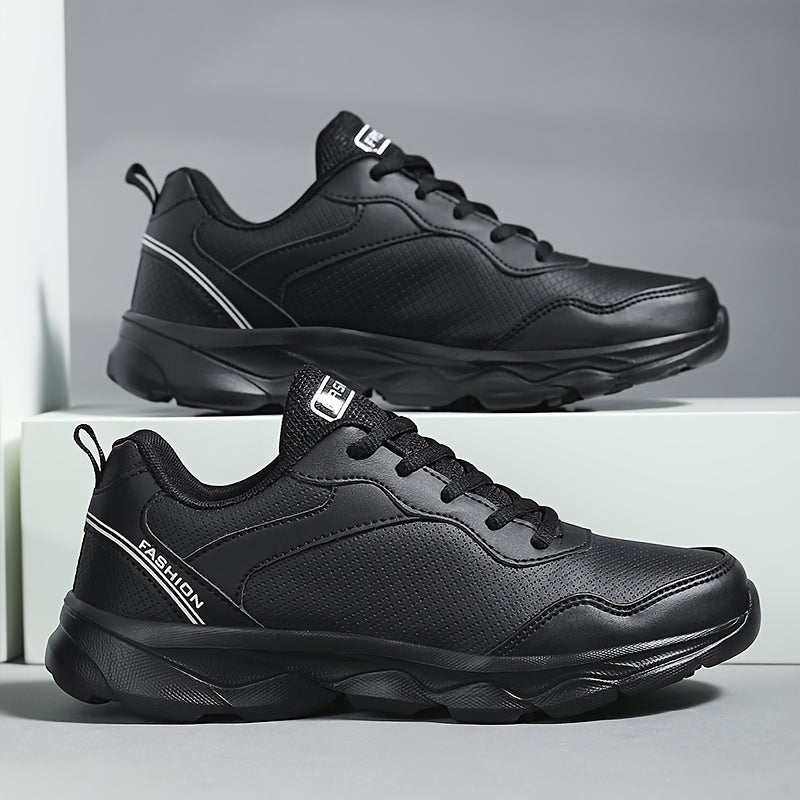 Waterproof Low Top Sneakers Lightweight Solid Running Shoes