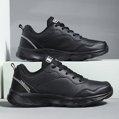 Waterproof Low Top Sneakers Lightweight Solid Running Shoes