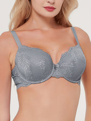 Lace Push Up Bra with Bow Tie Women's Lingerie