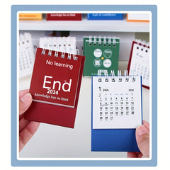 Mini Punch Card Calendar Student Gift Desktop Decoration Desk Calendar