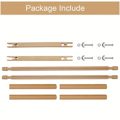 Beech Wood Tapestry Scroll Embroidery Frame Quilting Stitching Frame