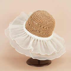 Lace Big Brim Hat Summer Beach Sun Protection Sun Hat
