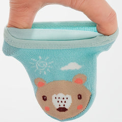 Baby Casual Cartoon Floor Socks With Non slip Straps