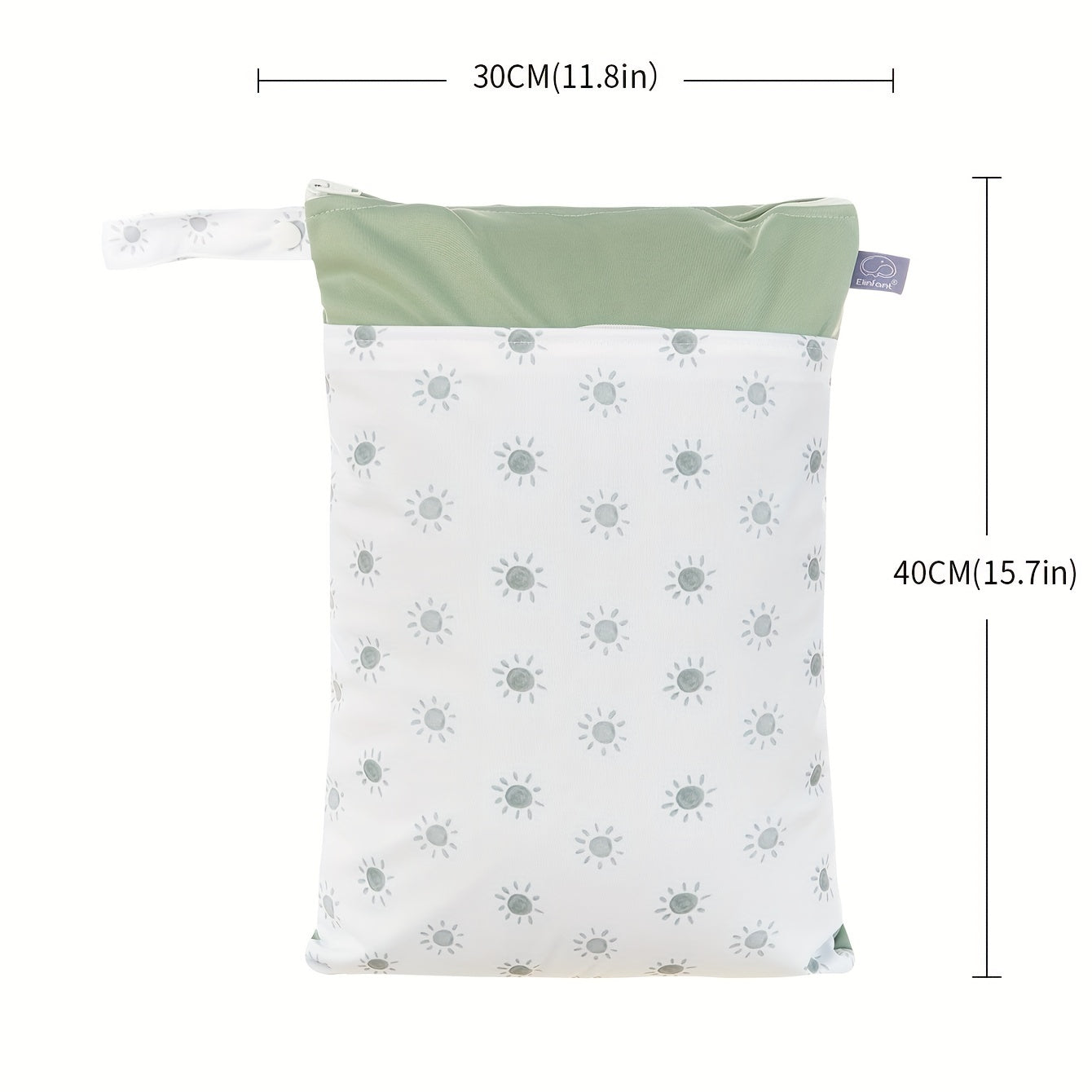 3pcs Waterproof Diaper Bags Large Capacity Wet Dry Bag