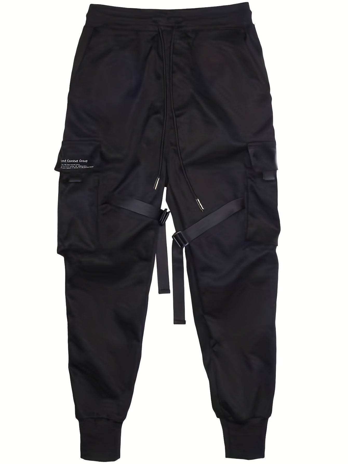 Plain Cargo Pants Men s Flap Pocket Trousers Loose Casual Outdoor Joggers