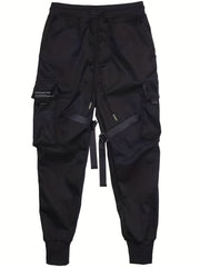 Plain Cargo Pants Men s Flap Pocket Trousers Loose Casual Outdoor Joggers