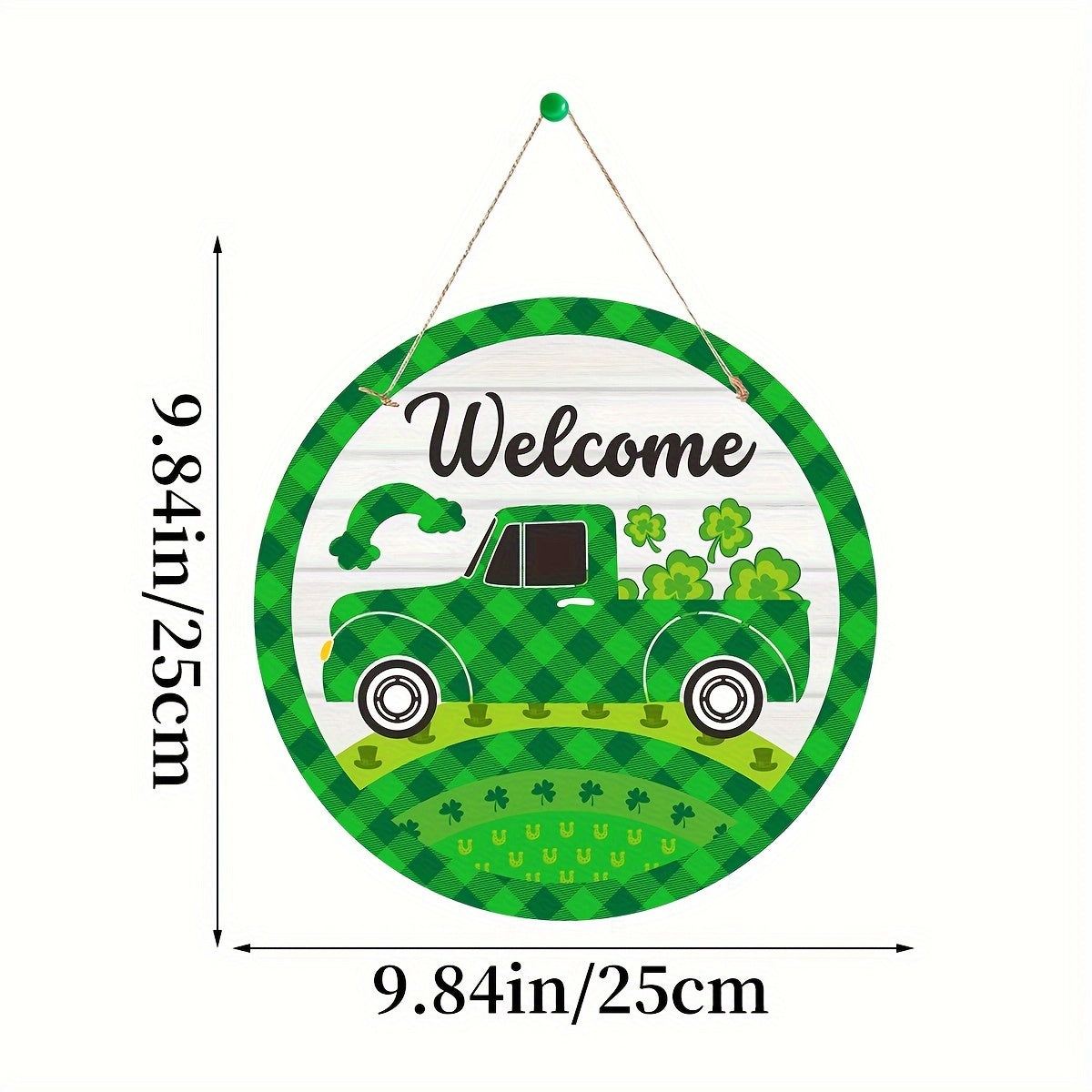 St Patrick's Decoration Door Sign Hanging Ornament Irish Outdoor Porch Layout