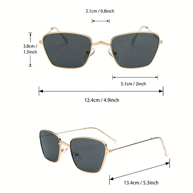 3 Pairs Men's Sunglasses UV Resistant for Holiday Party