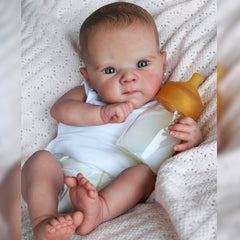 Waterproof Reborn Doll Girl Bettie Full Body Vinyl Painted Hair