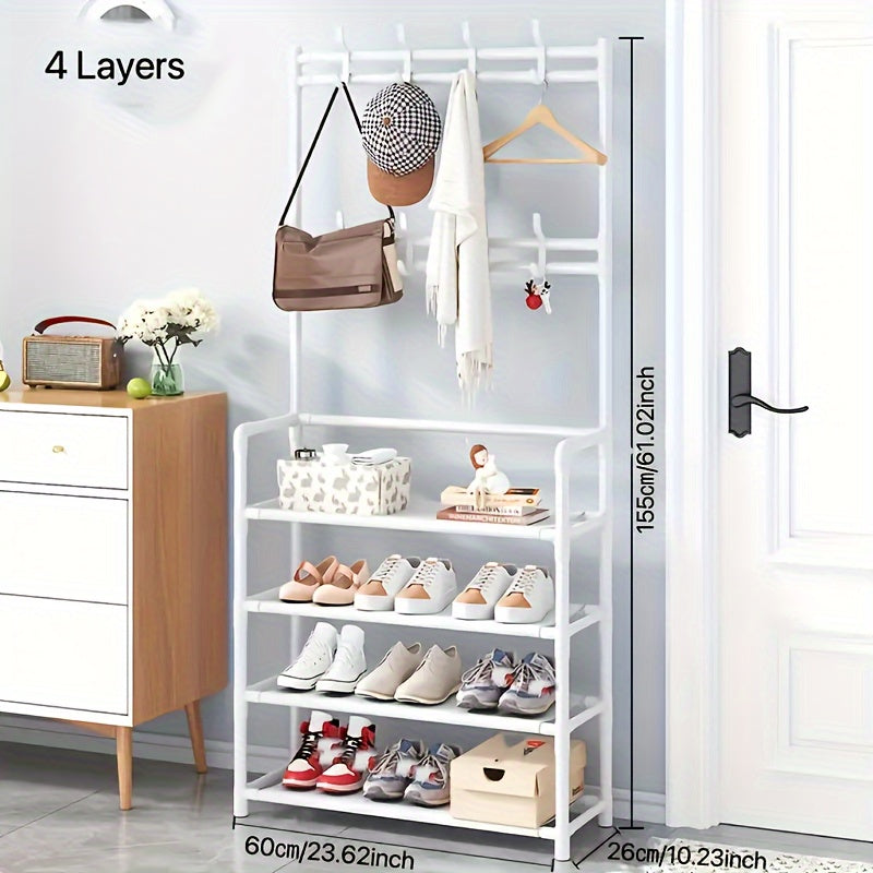 Floor Coat Rack Clothes Rack Bedroom Hanging Clothes Rack Assembly Garment Rack