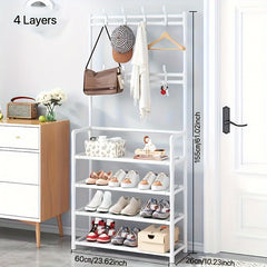 Floor Coat Rack Clothes Rack Bedroom Hanging Clothes Rack Assembly Garment Rack