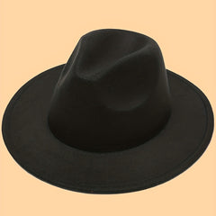 British Style Classic Fedora Cap Solid Jazz Hats Unisex...