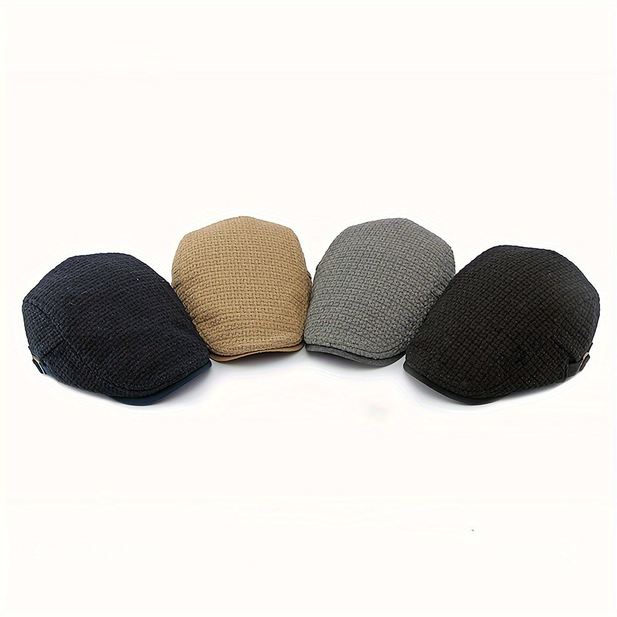 Men's Winter Berets Hat Outdoors Warm Newsboy Caps