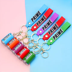 Cartoon Plastic Can Key Chain Bag Ornaments Gift