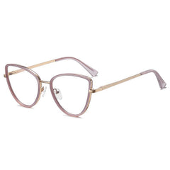 Light Blocking Eyestrain Clear Glasses For Women Computer Reading