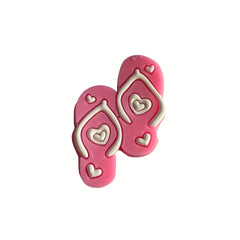 10 Pcs Pink Fish Shoe Charms for Clogs Girls