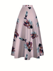 Floral High Waist Skirt for Spring & Summer