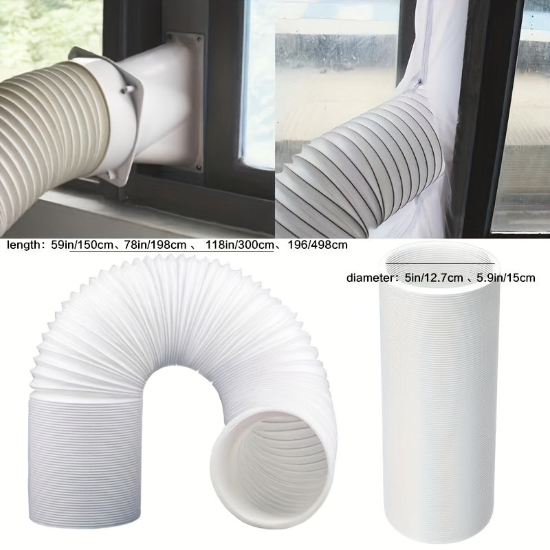 1pc Duct Hose Extension Tool Universal Mobile AC Exhaust Vent Prevent Leakage